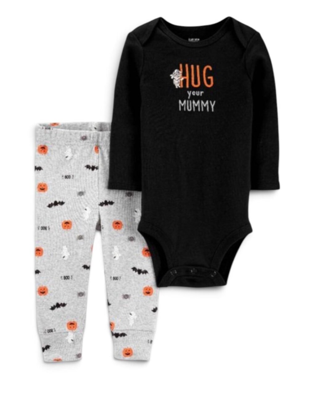Carter's Halloween Costume 2pc Set Top "Hug Your Mummy" Long Pants